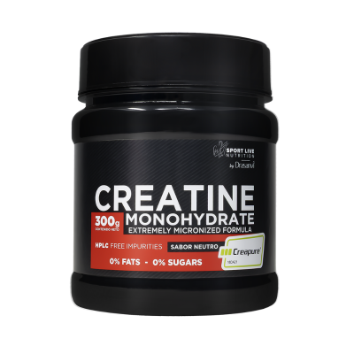 Drasanvi Creatina Monohidra Creapure Neutro 300g | Pureza Máxima ≥99,5% | Ideal para desportistas de alta intensidade