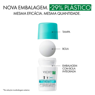 Vichy Pack Antitranspirante Antimanchas Roll-On 48H 2x50ml | Farmácia d'Arrábida