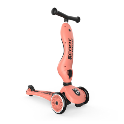4897033963534 Scoot&Ride Highwaykick 1 Trotinete Pêssego 2 em 1 com Assento | 1 aos 5 Anos