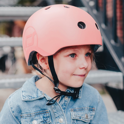 Scoot&Ride Capacete Infantil Trotinete S-M Pêssego 51–55cm | Farmácia d'Arrábida