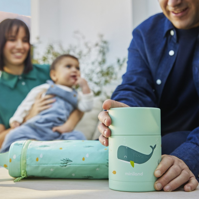 Miniland Whaley Food Thermy Termo Comida Bebé 600ml | Farmácia d'Arrábida