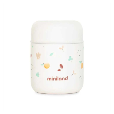 Miniland Valencia Mini Termo Comida Bebé 280ml | Isolamento 12h | Tamanho Compacto