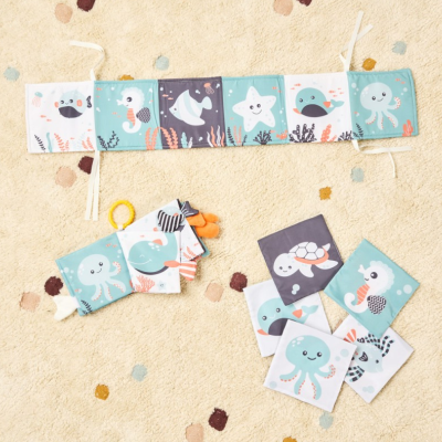 Miniland Sea Soft Livro Sensorial Berço +0M | Farmácia d'Arrábida