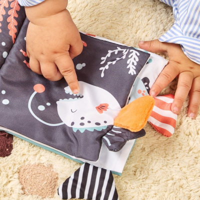 Miniland Sea Soft Book Livro Sensorial Tecido | Farmácia d'Arrábida