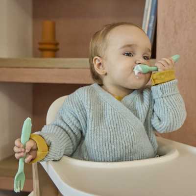 Miniland Ocean Talheres Flexíveis Bebé +12Meses | Farmácia d'Arrábida