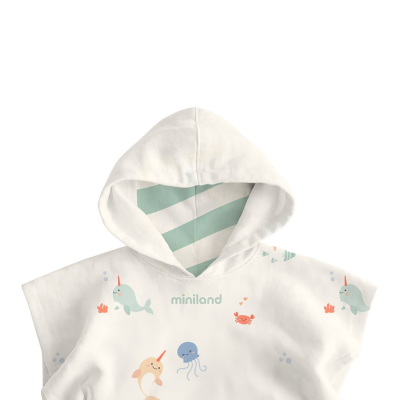 Miniland Ocean Poncho de Musselina Bebé 50x55cm | Farmácia d'Arrábida