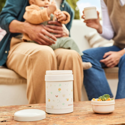 8413082896829 Miniland Crabsy Conjunto Termos Sólidos 700ml | 2 Recipientes | Livre BPA