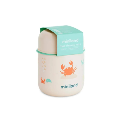 Miniland Crabsy Mini Termo Comida Bebé 280ml | Farmácia d'Arrábida