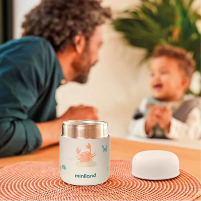 Miniland Crabsy Mini Termo Comida Bebé 280ml | Farmácia d'Arrábida