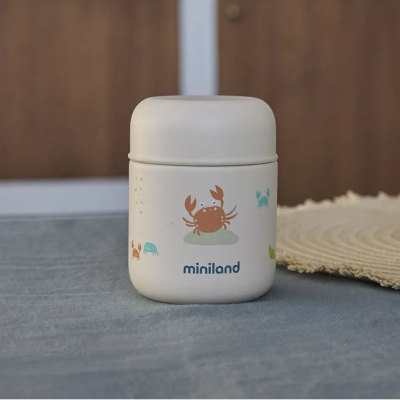 Miniland Crabsy Mini Termo Comida Bebé 280ml | Farmácia d'Arrábida