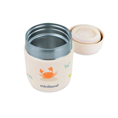 Miniland Crabsy Mini Termo Comida Bebé 280ml | Farmácia d'Arrábida