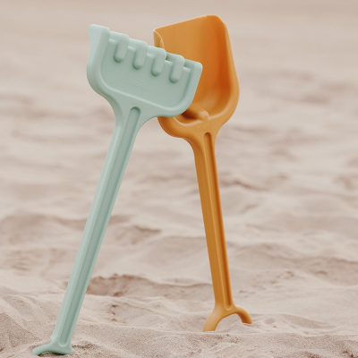 Miniland Pá e Ancinho Grande Mostarda e Verde | Farmácia d'Arrábida