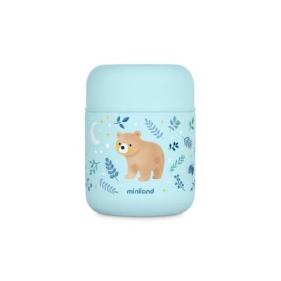 Miniland Bear Mini Termo Comida Bebé 280ml | Isolamento 12h | Tamanho Compacto