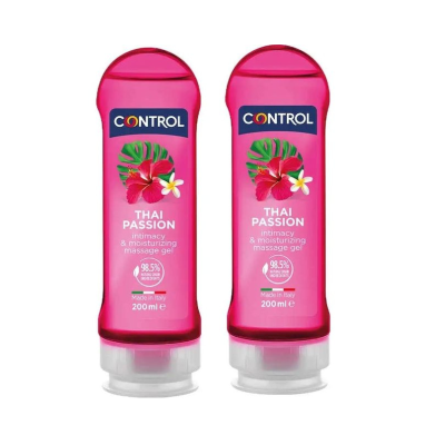 8447289000413 Control Pack 8447289000413 Thai Passion Gel Massagem e Lubrificante 2x200ml | 50% Desconto 2ª Unid