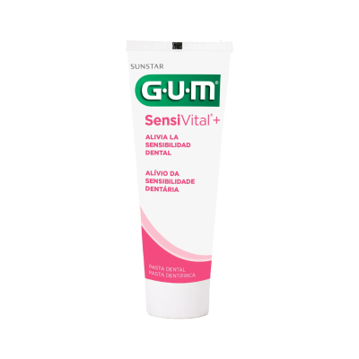 6282624 GUM SensiVital+ Pasta Dentífrica 75ml | Alívio da Sensibilidade Dentária | Sem Álcool