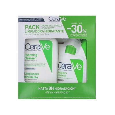 7578567 Cerave Pack Creme Hidratante Limpeza 473ml + Refil 473ml | Pele Normal a Seca
