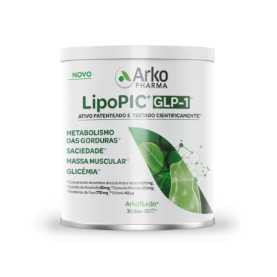 7584789 Arkofluido LipoPIC GLP-1 Pó 270g | Controlo de Peso Natural 4 em 1