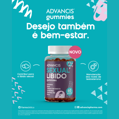 Advancis Sexual Libido Gummies 60 Gomas | Farmácia d'Arrábida