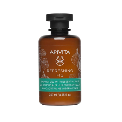 6339275 Apivita Gel de Banho Refrescante Figo 250ml | 88% Natural | Com Óleos Essenciais