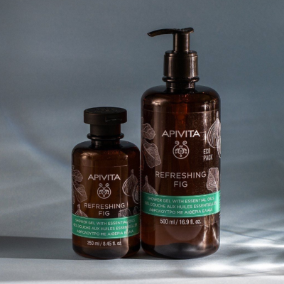 Apivita Gel de Banho Refrescante Figo 500ml | Farmácia d'Arrábida