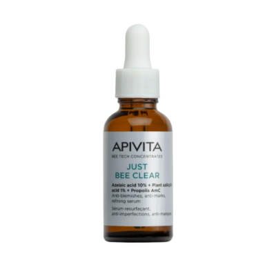 7581165 Apivita Just Bee Clear Sérum Anti-Imperfeições 30ml | Atenua Marcas Acne e Afina a Pele
