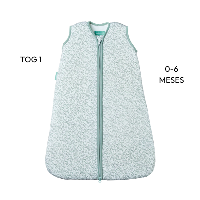 Molis&Co TOG 1 0-6M Saco Dormir Bebé Ines II | Meia-Estação 21-23°C