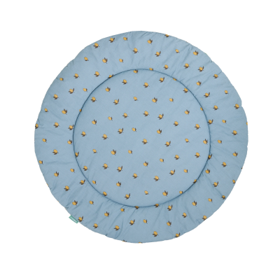 8436579286361 Molis&Co Tapete Brincar Redondo Bebé 100cm | Super Acolchoado e Portátil