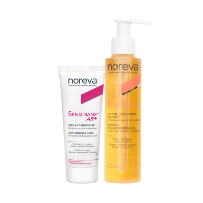 7602391  Noreva Pack Sensidiane AR+ Creme 30ml + Óleo Desmaquilhante 150ml | Pele Sensível e com Vermelhidão