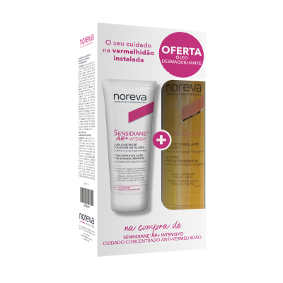 7602417 Noreva Pack Sensidiane AR+ Intensivo Creme 30ml + Óleo Desmaquilhante 150ml | Rosácea e Vermelhidão