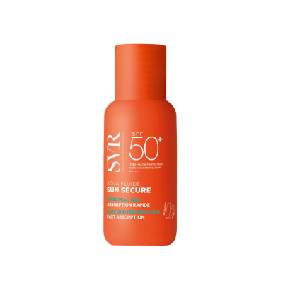 7580266 SVR Sun Secure Protetor Solar Rosto Aqua Fluide SPF50+ 50ml | Textura Invisível e Resistente