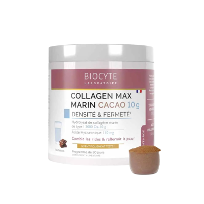 7609917 Biocyte Collagen Max Marin Cacau 10g Pó 260g | Reduz Rugas e Aumenta Firmeza