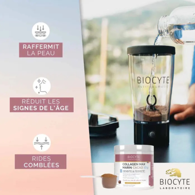 Biocyte Collagen Max Marin Cacau 10g Pó 260g | Farmácia d'Arrábida