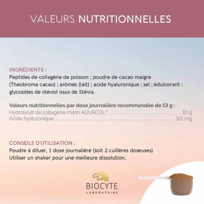 Biocyte Collagen Max Marin Cacau 10g Pó 260g | Farmácia d'Arrábida