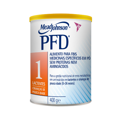 6830935 PFD 1 Leite Pó 0-36 Meses 400g | Alimento Medicinal Sem Proteínas e Aminoácidos