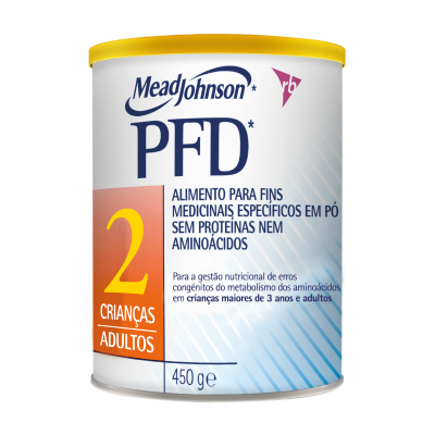 7069633 PFD 2 Leite Pó +3Anos e Adultos 450g | Alimento Medicinal Sem Proteínas e Aminoácidos