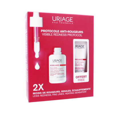 7580332 Uriage Coffret Roseliane Sérum 30ml + Creme 15ml | Para peles sensíveis e reativas