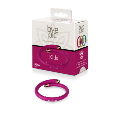 8434048525911 Byepic Pulseira Repelente Criança Gato Rosa | +3 Anos | Citronela