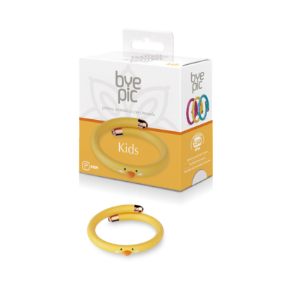 Byepic Pulseira Repelente Criança Pato Amarelo | +3 Anos | Citronela