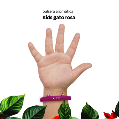 Byepic Pulseira Repelente Criança Gato Rosa | Farmácia d'Arrábida