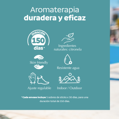 Byepic Pulseira Repelente Mosquitos Cordão Preto | Farmácia d'Arrábida