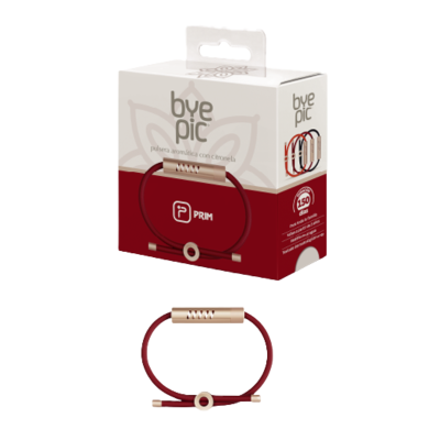 7618256 Byepic Pulseira Repelente Mosquitos Cordão Vermelho | +3 Anos | Citronela | 150 Dias Proteção