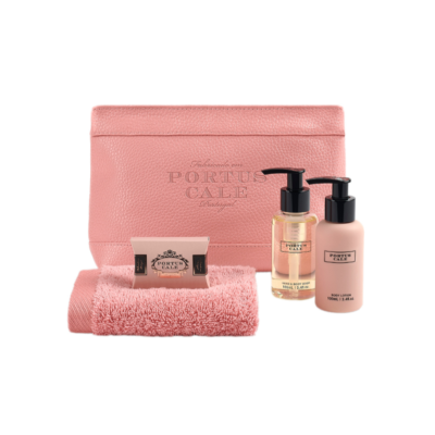 1002284 Castelbel Portus Cale Rosé Blush Kit Viagem | Gel, loção, sabonete e toalha
