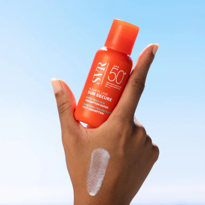 SVR Sun Secure Protetor Solar Rosto Aqua Fluide SPF50+ 50ml | Farmácia d'Arrábida