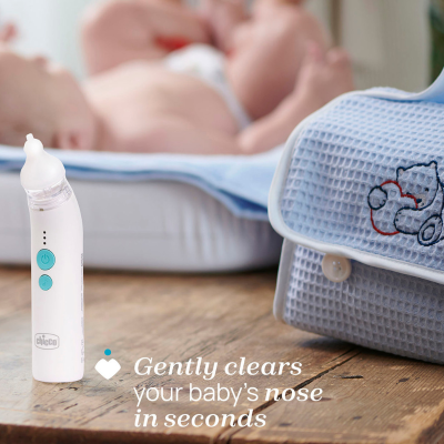 Chicco PhysioClean Aspirador Nasal Elétrico 0m+ | Farmácia d'Arrábida