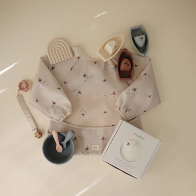 Mushie Babete Manga Comprida Barcos 6-24M | Farmácia d'Arrábida