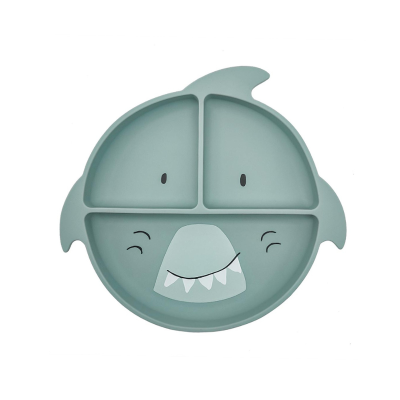 Trixie Prato com Ventosa  Mr. Shark +4 Meses | 100% Silicone Compartimentos