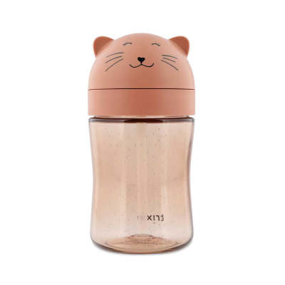 Trixie Copo com Palhinha Mrs. Cat 9m+ | Tritan Resistente | Anti-Derrame