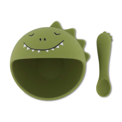 Trixie Primeiro Conjunto Refeição Bebé Mr. Dino 4m+ | Farmácia d'Arrábida