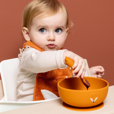 Trixie Primeiras Colheres Bebé Mr. Fox Pack 2 4m+ | Farmácia d'Arrábida