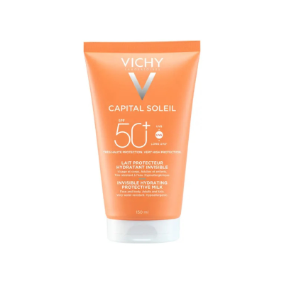 7577577 Vichy Capital Soleil Leite Hidratante SPF50+ 150ml | Protetor Solar Resistente à Água